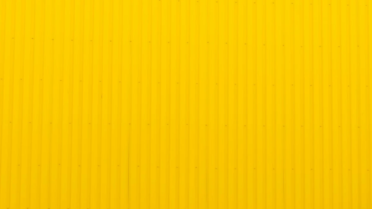 Demo23 Woman Wearing Black Top Standing Near Yellow Wall